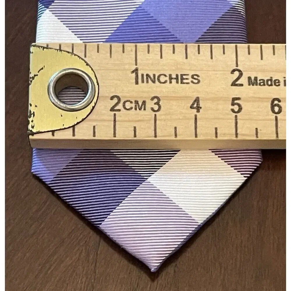 Nordstrom Kids Purple 100% Silk Men’s Neck Tie Made In China